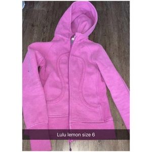 Lululemon Pink Scuba Hoodie